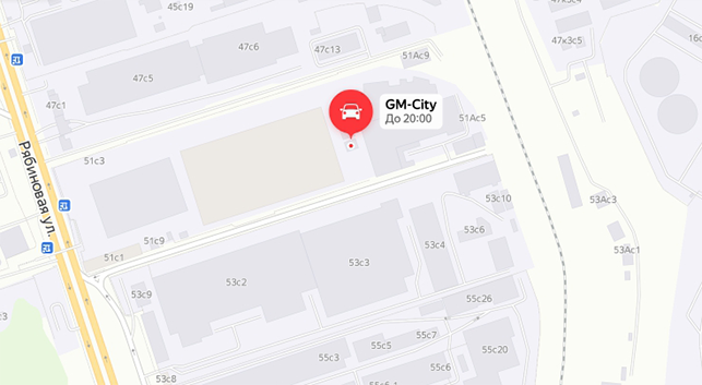 Адрес автосервиса GM-City
